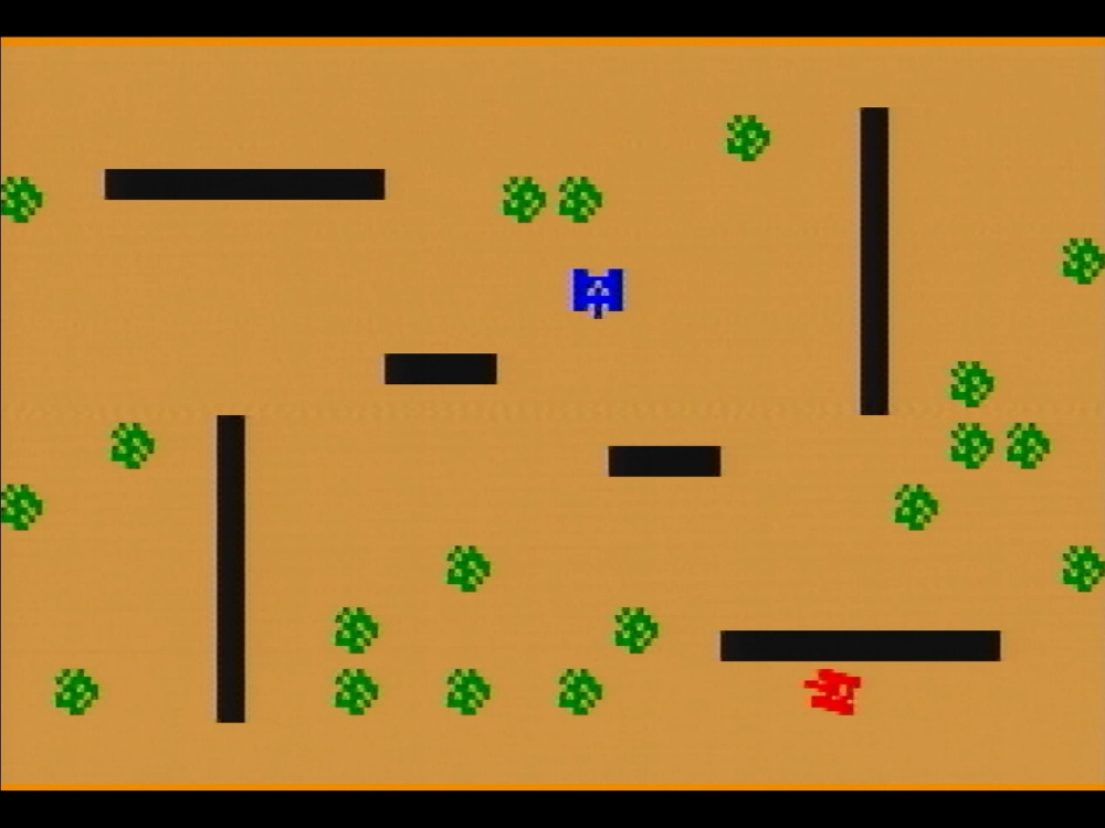 Gameplay of Triple Action for Intellivision